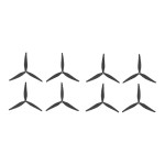 Hot HQ 11 Inch 3-Blade Propeller Black-Glass Fiber Reinforced Nylon Frame DIY Parts for Cinelifters Drone (1CW+1CCW) Accessories